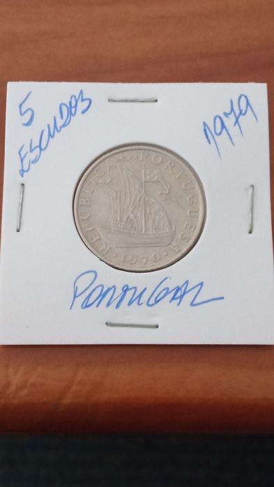 Moeda de 5 escudos 1979