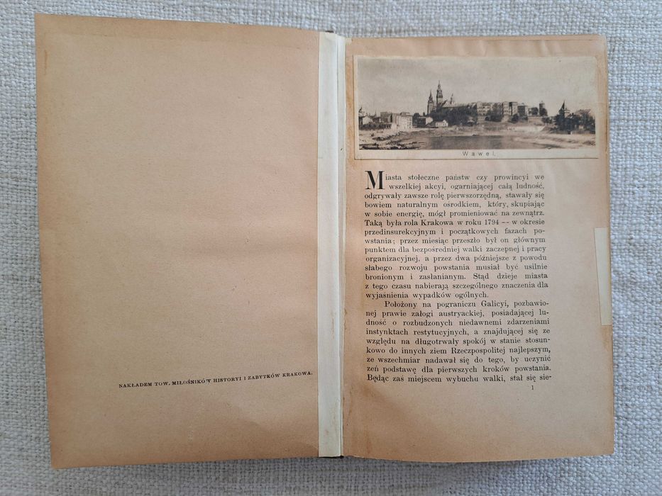 1912 rok. Kraków w Powstaniu Kościuszkowskim