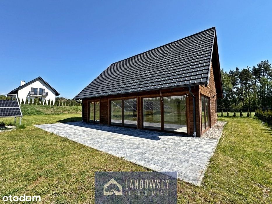 Drewniany i parterowy dom na wsi (+44 m2 gratis!)