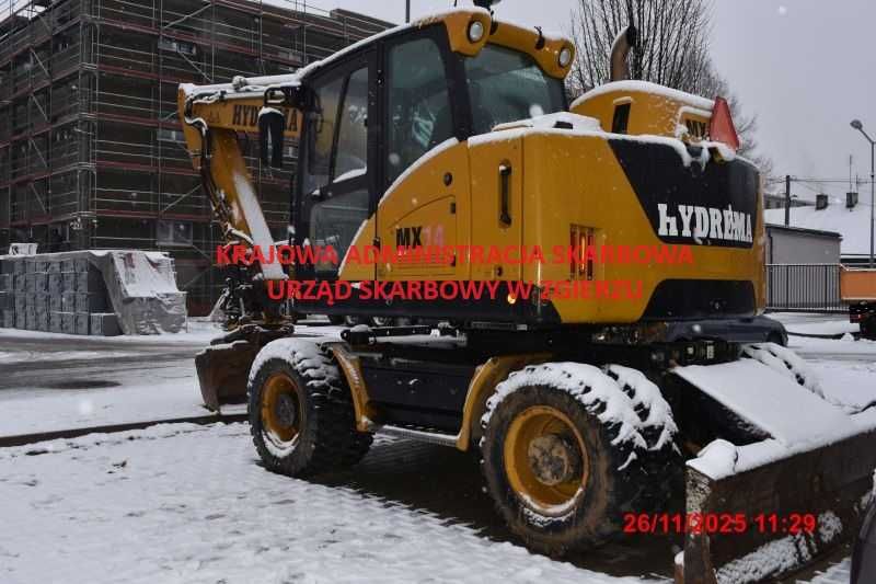 koparka kołowa Hydrema MX 14  wraz z rotatorem