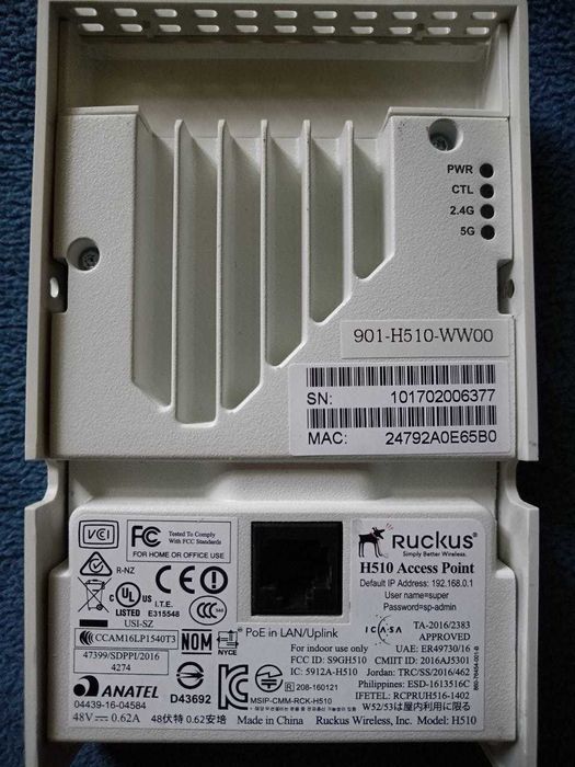 Ruckus H510 Unleashed — Wi‑Fi роутер бізнес‑рівня