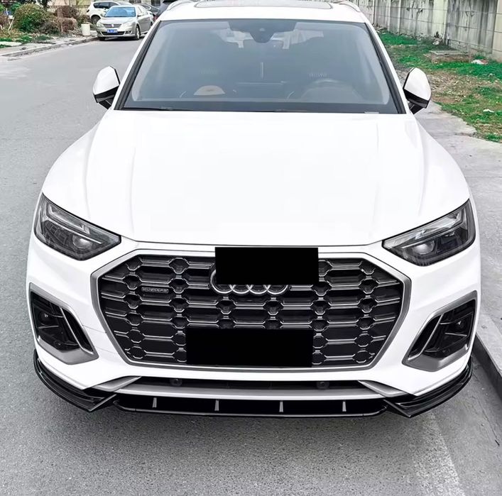 Губа на передний бампер AUDI Q5 накладка на бампер обвес сплитер ауди