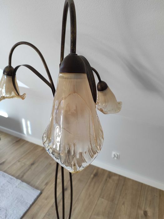Lampa ozdobna pokojowa podłogowa stojąca