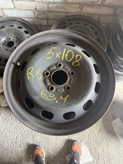 Металеві диски 5/114,3 ,5/112 ,4/108 , 5/108  4/100 R14-16 goauto видубичі