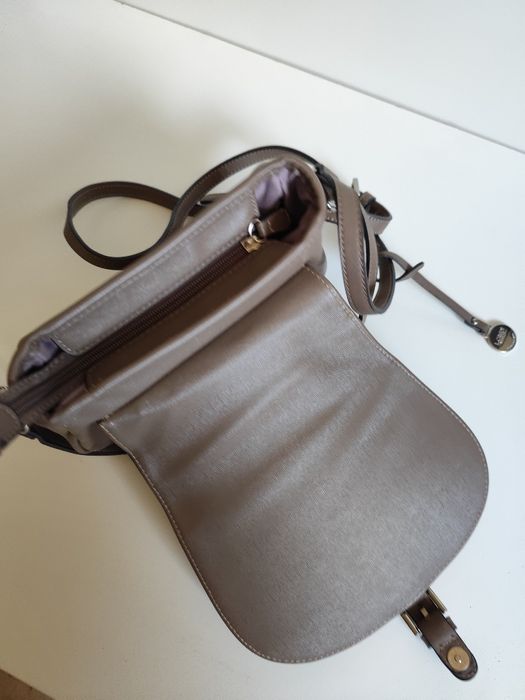 Torebka L. Credi,mała, beżowa