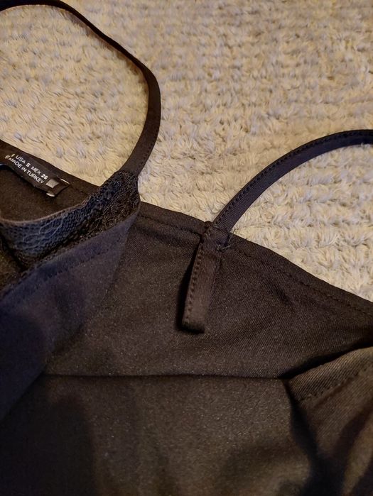 Czarna sukienka MIDI, spódnica plisowana