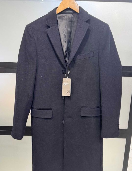 Стильне пальто бренд H&M Premium кашемір