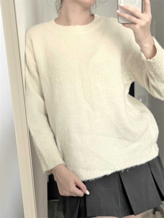 Теплый пушистый свитер зара zara