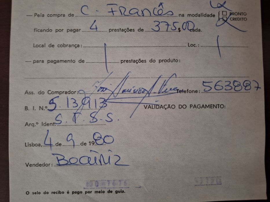 Curso de francês em vinil.