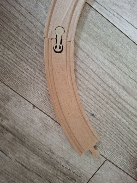 Drewniana kolejka i tory ikea, lidl