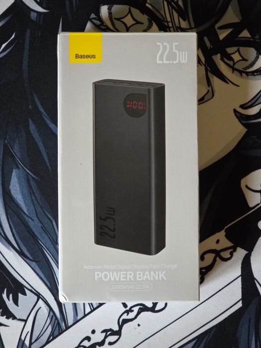 ‼️Павербанк Baseus Adaman 20000mAh 22W + Кабель Type-C - Нові‼️