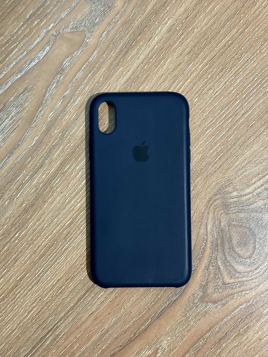 Capa de Silicone Apple para iPhone XR - Azul Escuro