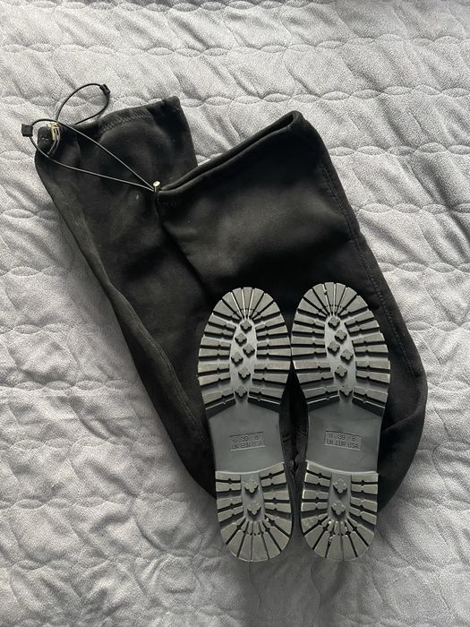 Чорні жіночі ботфорти 39 розмір