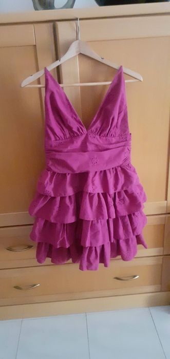 Vestido Roxo de Alças ( LANÇA PERFUME )