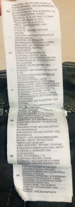 Calças marca de luxo RAW, 31/32, equivalente a 40/42, como novas.