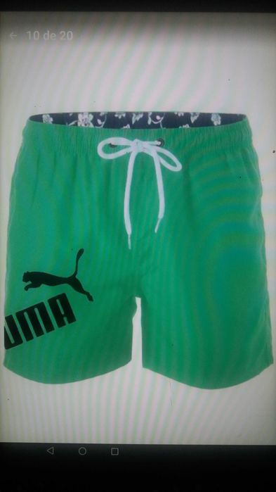 Vendo Camisa e calções praia Puma tamanho L