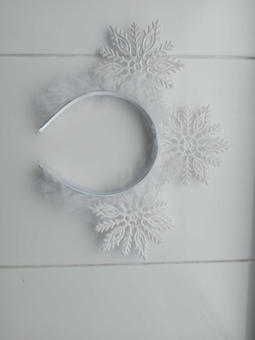 Обруч сніжинки на новий рік, в садочок