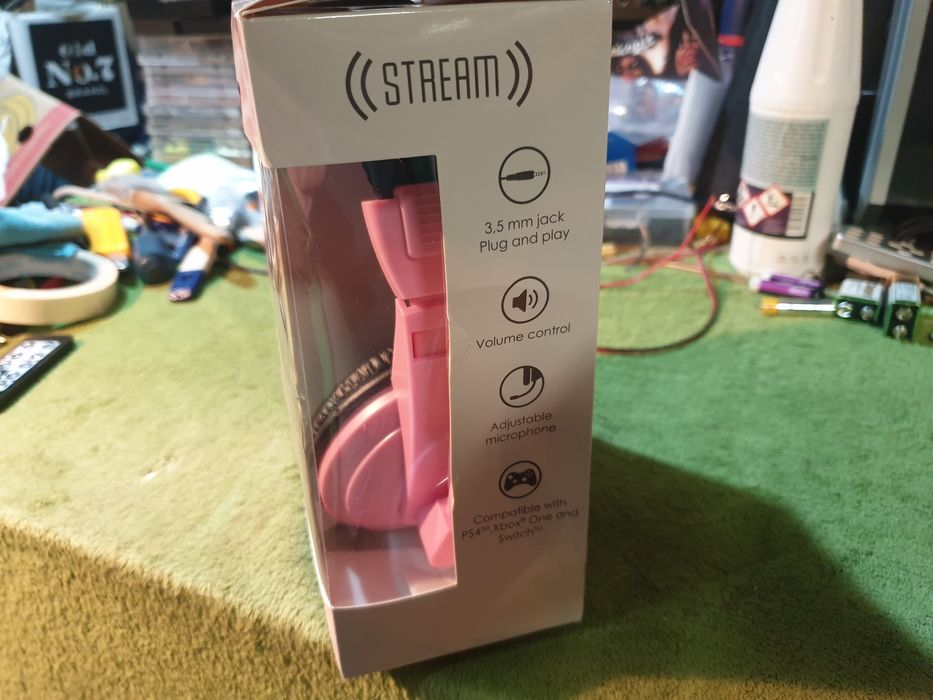 SŁUCHAWKI gamingowe nowe stream