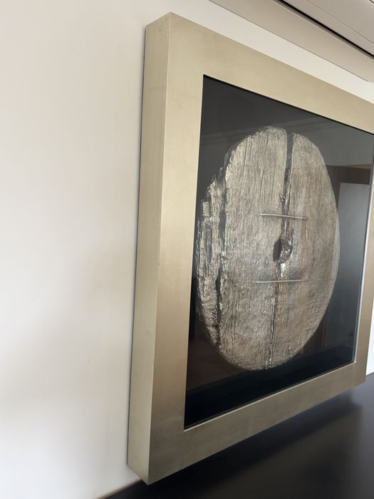 Quadro Parede exclusivo - Mó - 104x104x9 cm