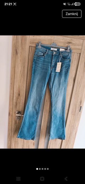 Dzinsy flare reserverd m/l