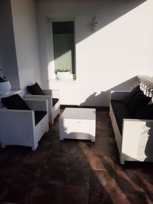 Meble ogrodowe !OKAZJA! technorattanowe sofa+2 fotele