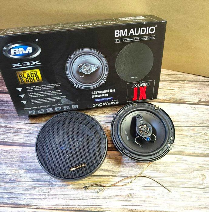 Автоакустика 16 см BOSCHMANN BM AUDIO JX-6688 350W 4x полосні