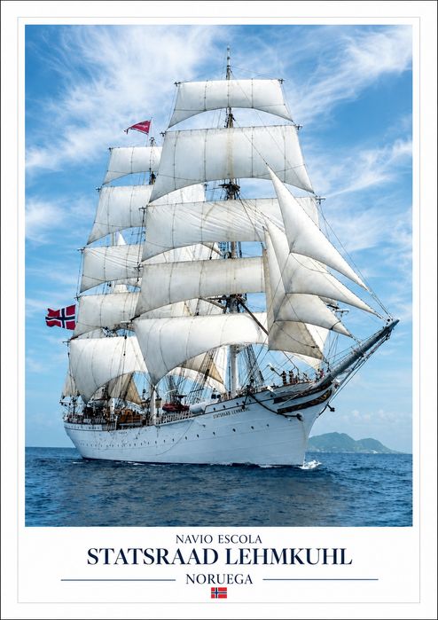 Lote 8 Posters Navios Escola