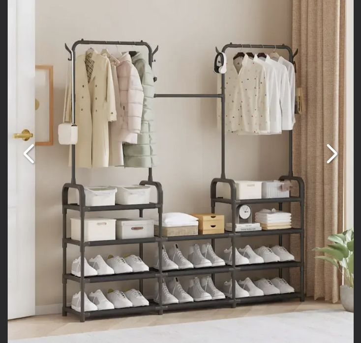 Універсальна вішалка для одягу та взуття