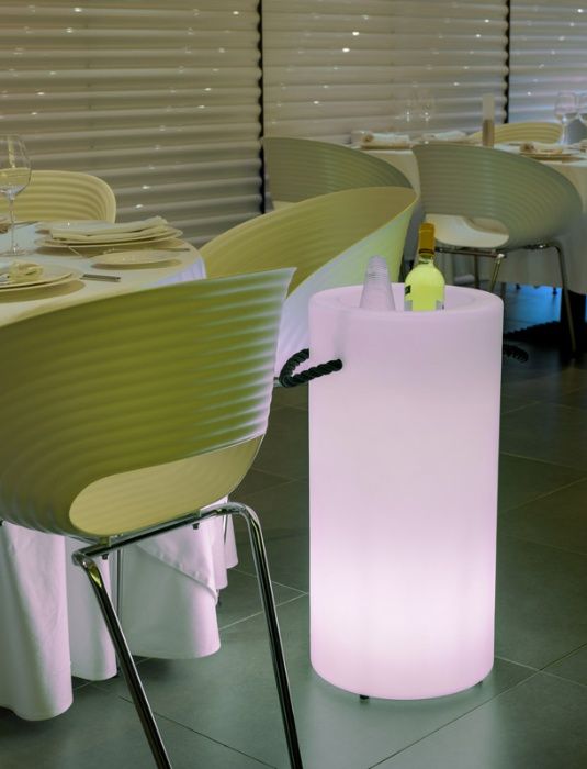 frape para garrafas luminoso