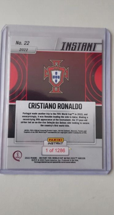 Cromo cristiano ronaldo instant qatar 1286
