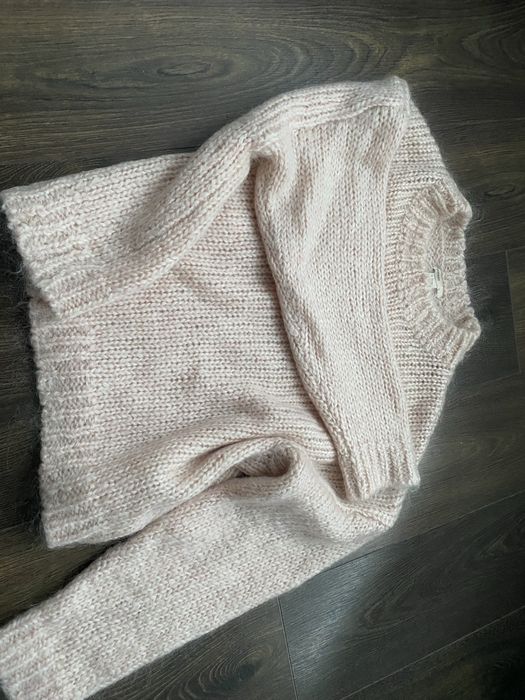 Светр h&m мохер пудровий