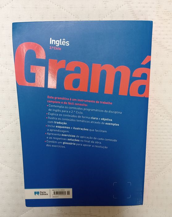 Gramática de inglês - 2⁰ ciclo