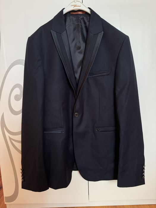 Костюм класичний чоловічий трійка синього кольору