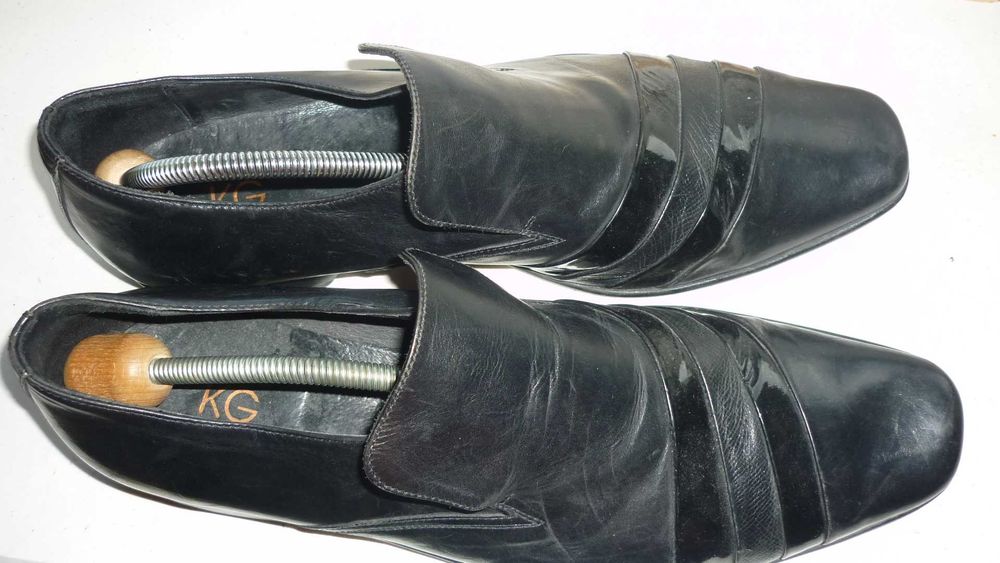 Kurt Geiger- skórzane męskie półbuty wizytowe  r; 45