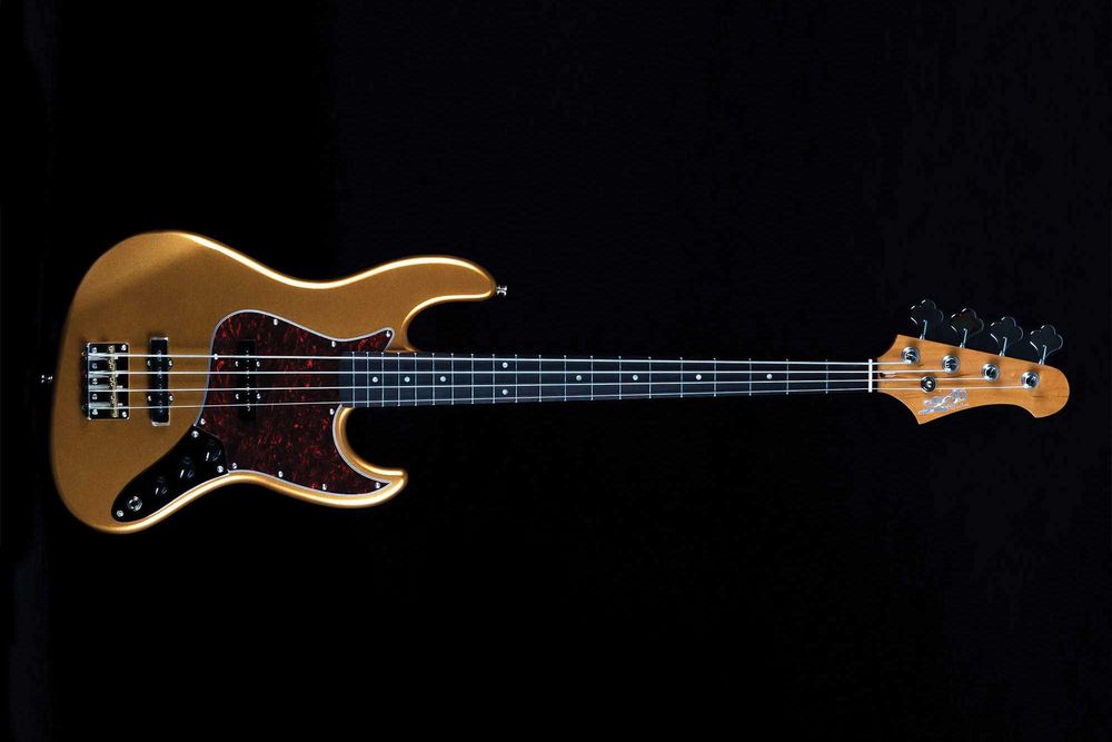 JET GUITARS JJB-300 GD R gitara basowa