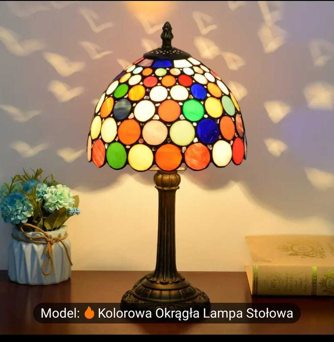 Lampa witrażowa Tiffany
