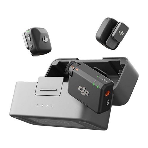 DJI Mic Mini Microfone Sem Fios (2 TX + 1 RX + Estojo de Carregamento)