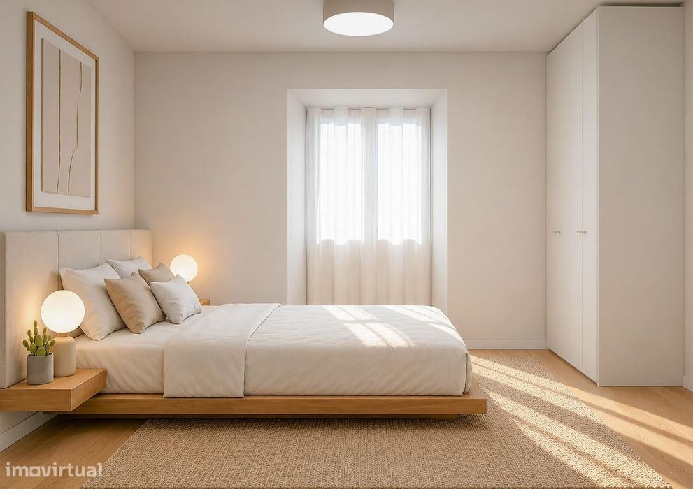 Apartamento T1 Renovado no Centro Histórico de Setúbal a 400m do Rio