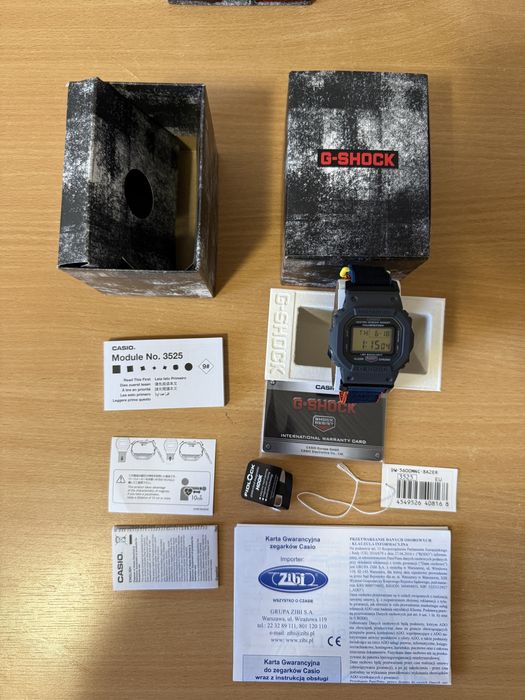 Gwarancja 3 lata paragon Nowy Casio G-shock DW 5600MNC