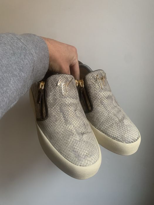 Чоловічі оригінальні кросівки Giuseppe Zanotti  41.5 розмір бу , джузеппе заноти , drill , drip , шкіряні кеди кросівки