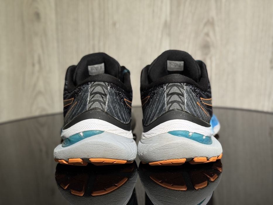 41.5р Asics gel-kayano 29 black/sun peach кросівки спортивні чоловічі