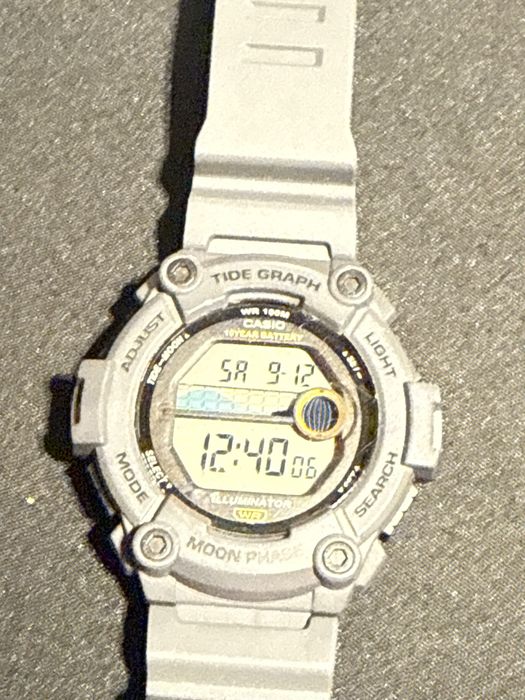 Zegarek Casio WS-1200H / WS-1200H-8AV z funkcją Tide Graph i Moon Phase