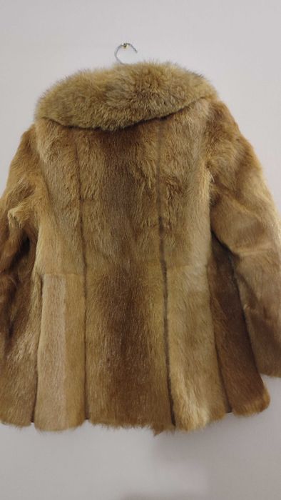 Шуба лисиця полушубок з натурального хутра