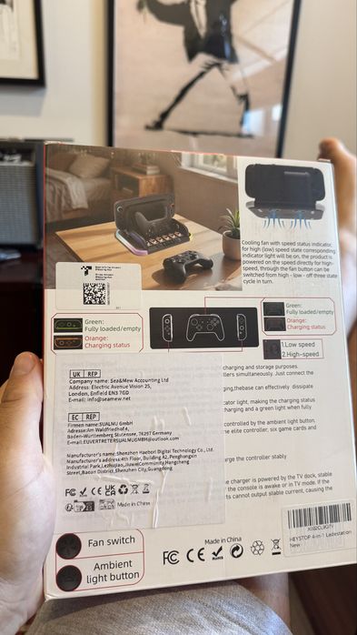 Base de carregamento para comandos de consola