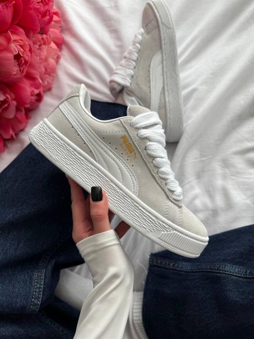 АКЦІЯ! Puma Suede XL Light Grey 37 38 39 40 41 42 43 44 45 пума суеде