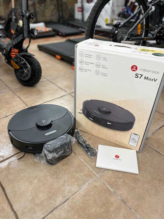 RoboRock S7 MaxV Black робот пылесос робот моющий пилосос миючий