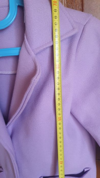 Płaszcz dziewczęcy jesienno wiosenny. 140