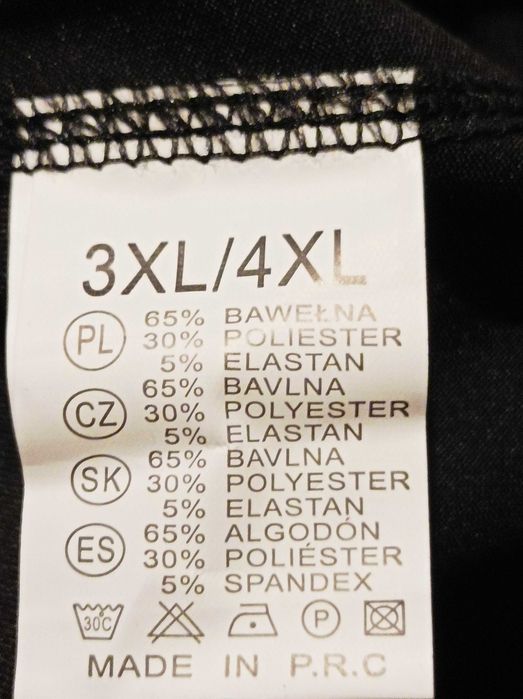 Legginsy damskie czarne ze sztucznej skóry.