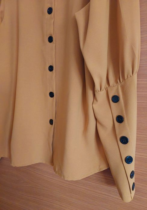 Túnica/Blusa Mostarda, M/L