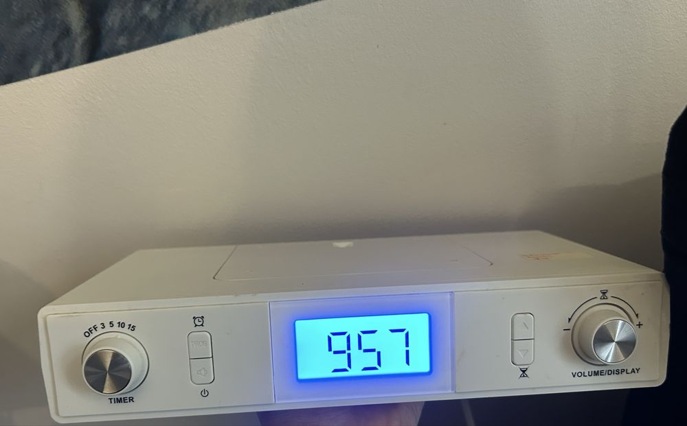 Radio kuchenne KrugerMatz BT podwieszane zegar budzik minutnik